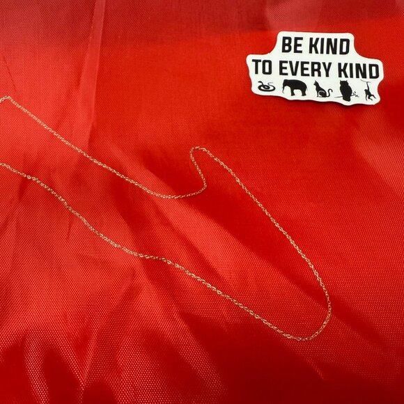 18" Rose Gold Over 925 Sterling Silver Chain Link Necklace – Brand New - Picture 3 of 3